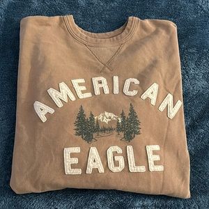 Over sized sweat shirt.